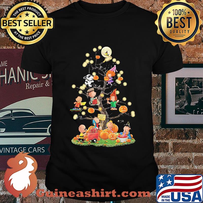 Halloween tree the peanuts pumpkin shirt