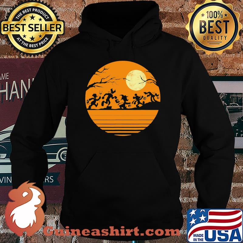 Halloween witch sunset vintage retro s Hoodie