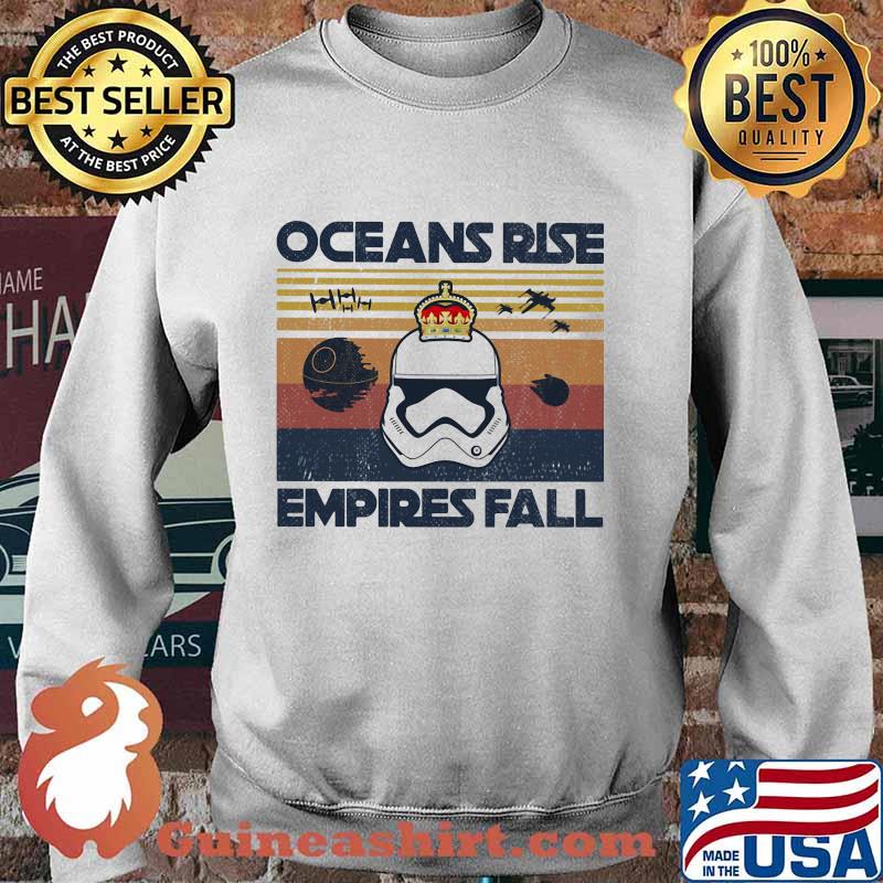 Hamilton star wars Oceans Rise Empires Fall Vintage retro s Sweater