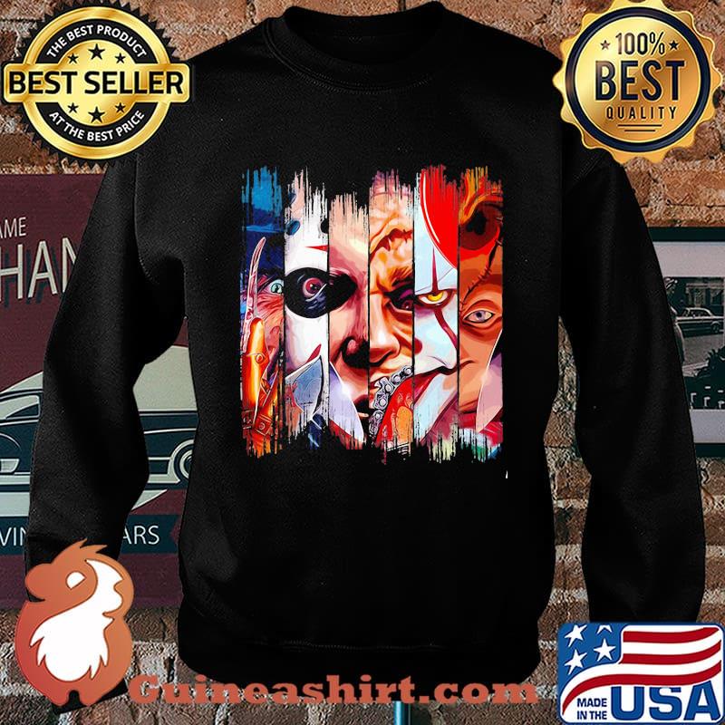 Happy halloween horror characters s Sweater