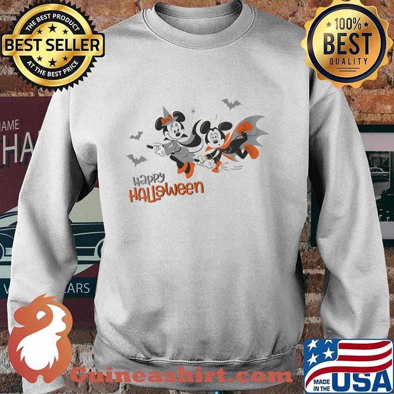 Happy halloween mickey mouse and minnie mouse s Sweater