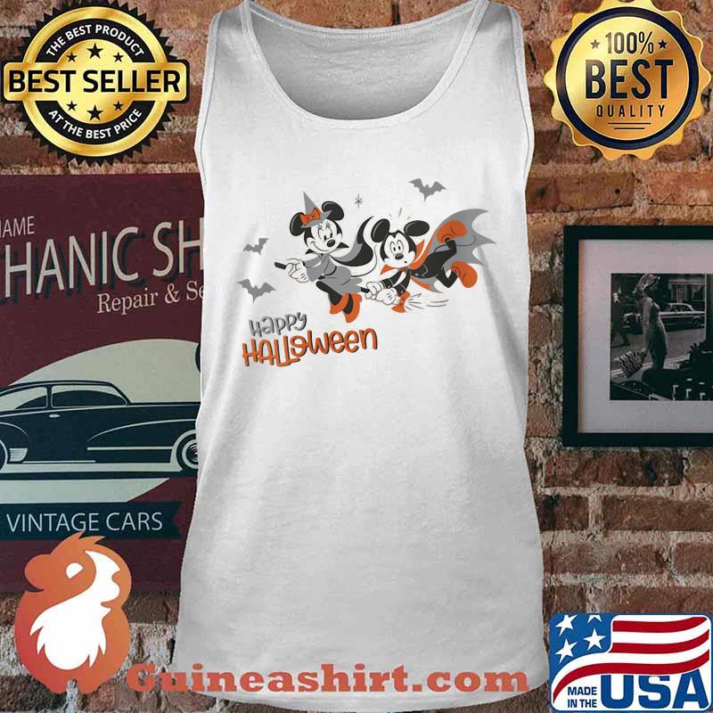 Happy halloween mickey mouse and minnie mouse s Tank top