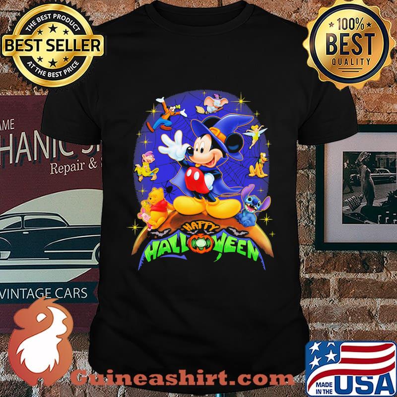 Happy halloween mickey mouse witch shirt