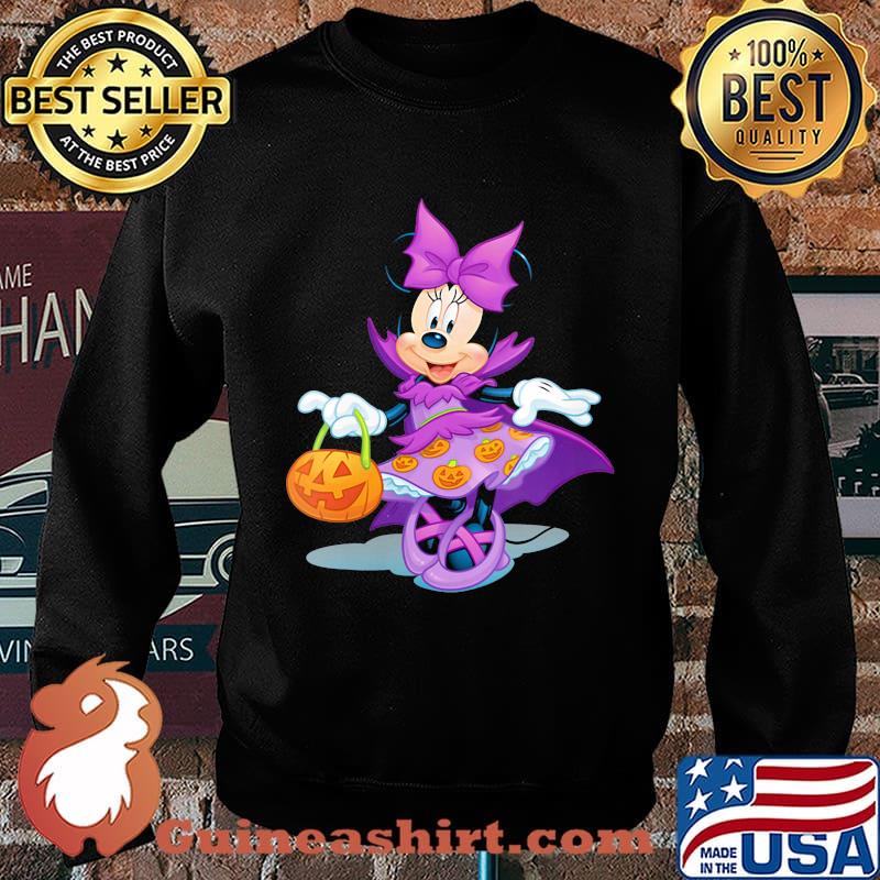 Happy halloween minnie mouse witch pumpkin s Sweater