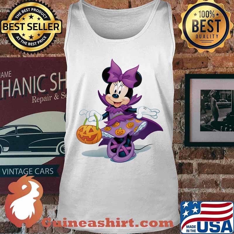Happy halloween minnie mouse witch pumpkin s Tank top