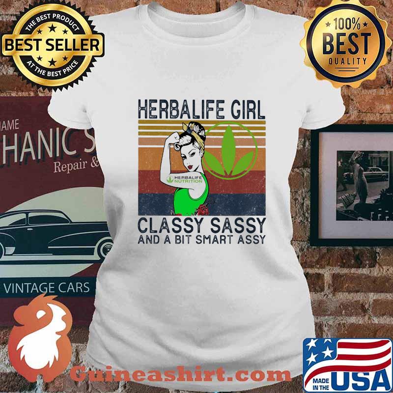 Herbalife girl classy sassy and a bit smart assy vintage retro s Ladies tee