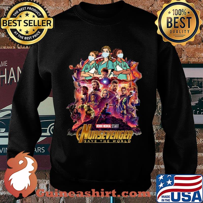 Heroic medical staff nursevenger save the world mask s Sweater