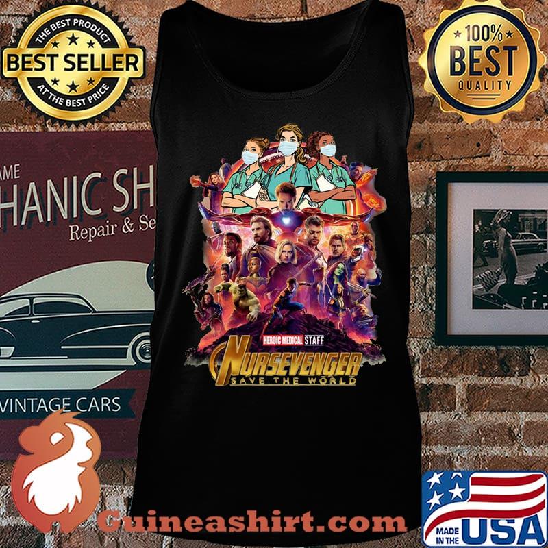 Heroic medical staff nursevenger save the world mask s Tank top