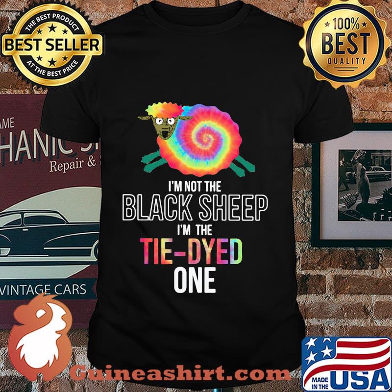 Hippie i'm not the black sheep i'm the tie-dyed one shirt