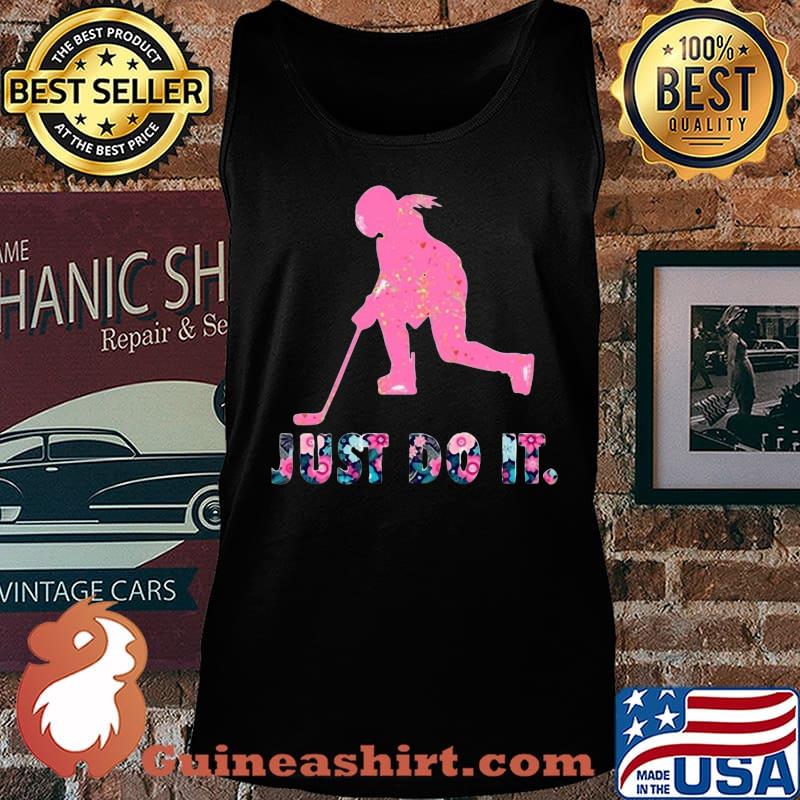 Hockey just do it flowers s Tank top