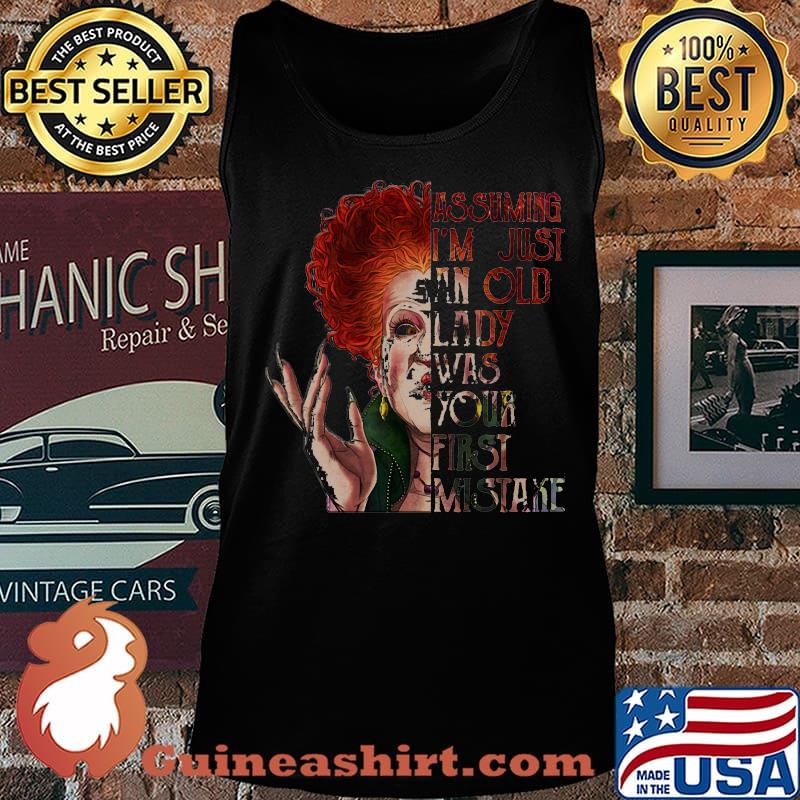 Hocus pocus assuming i'm just an old lady was your first mistake s Tank top