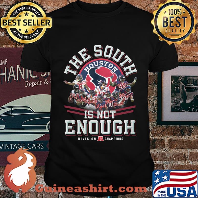Houston texas the south is enough signatures shirt