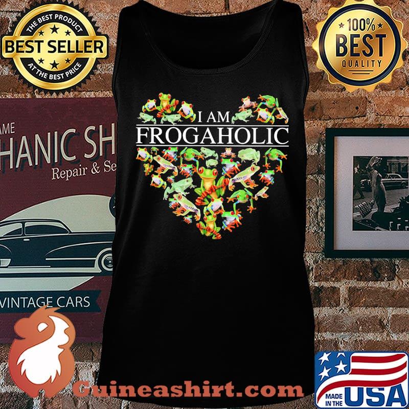 I am frog aholic heart s Tank top