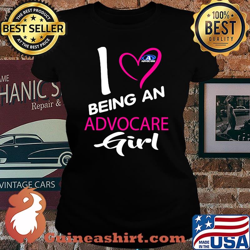 I being a advocare girl heart s Laides tee