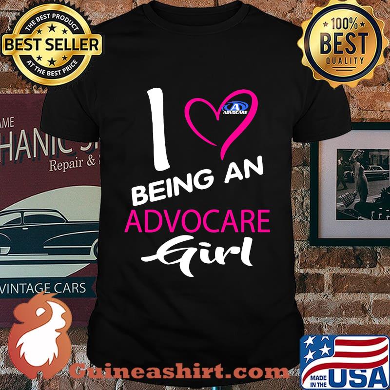I being a advocare girl heart shirt