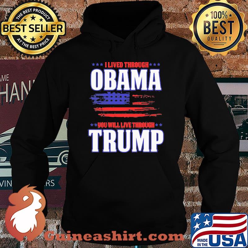 I lied through obama you will live through trump american flag independence day s Hoodie