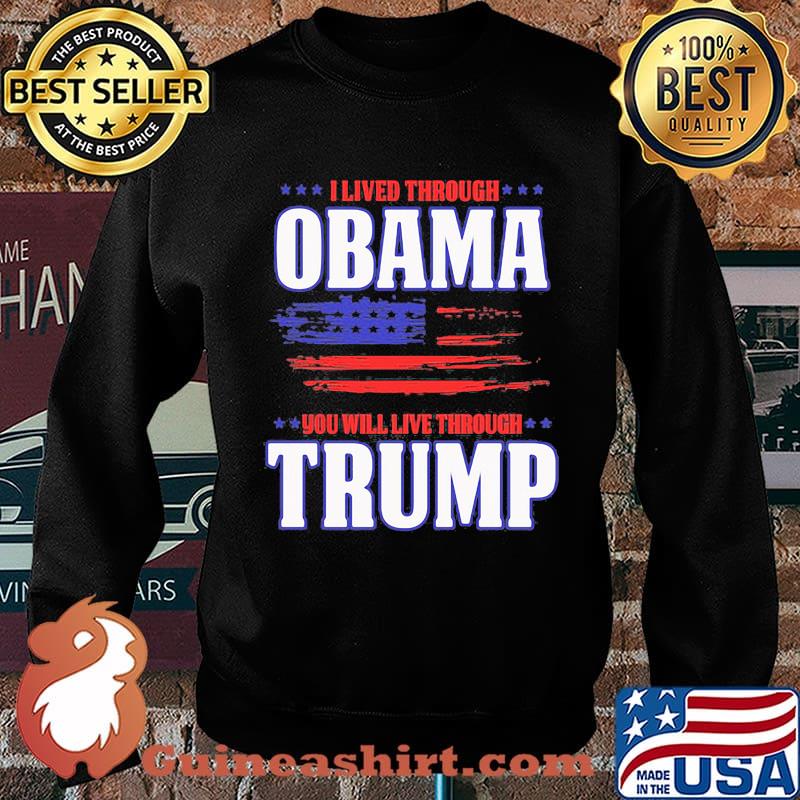 I lied through obama you will live through trump american flag independence day s Sweater