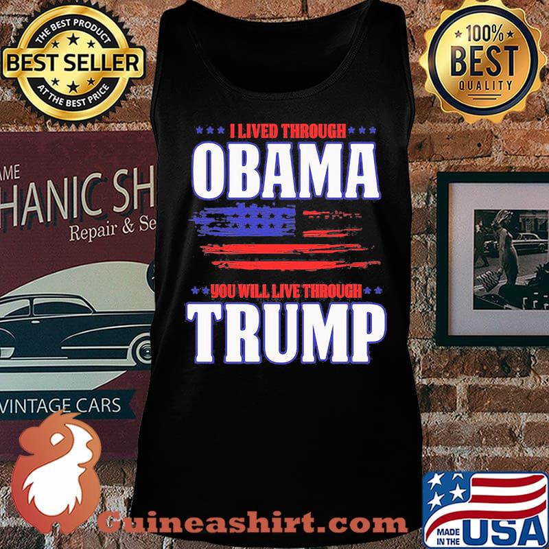 I lied through obama you will live through trump american flag independence day s Tank top