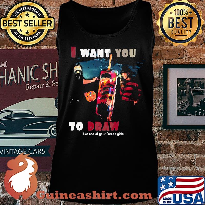 I want you to draw like one of your French girls s Tank top