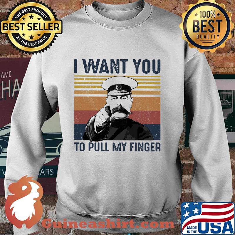I want you to pull my finger vintage retro s Sweater