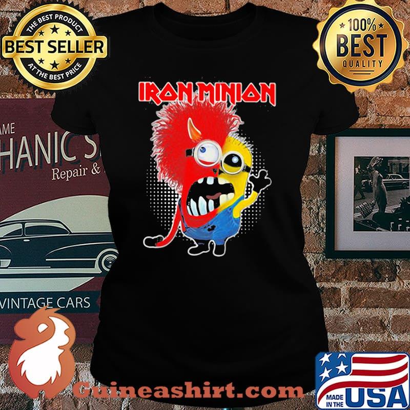 Iron maiden band satan minion s Laides tee