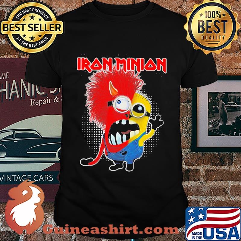 Iron maiden band satan minion shirt