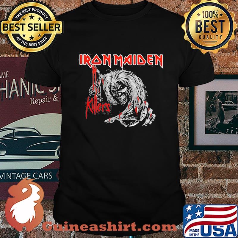 Iron maiden band skeleton killers shirt