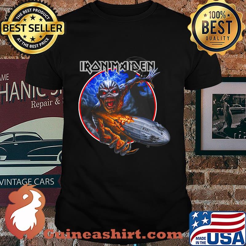 Iron maiden band skeleton ridi shirt