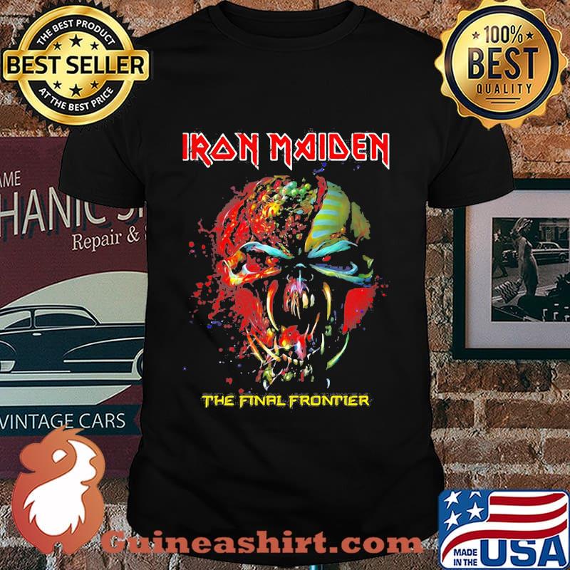 Iron maiden band skeleton the final frontier shirt