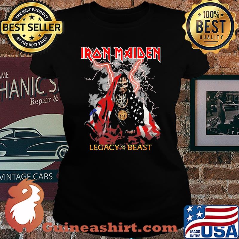 Iron maiden legacy of the beast lightning s Laides tee