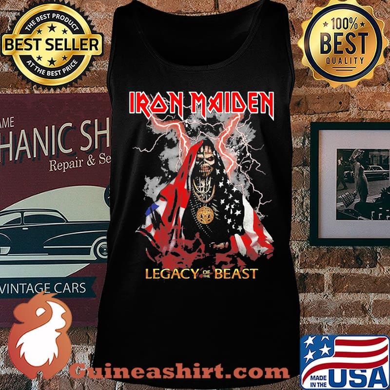 Iron maiden legacy of the beast lightning s Tank top