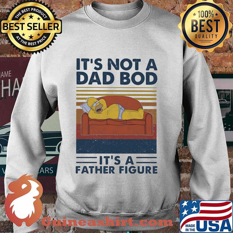 It's not a dad bod it's a father figure vintage retro s Sweater