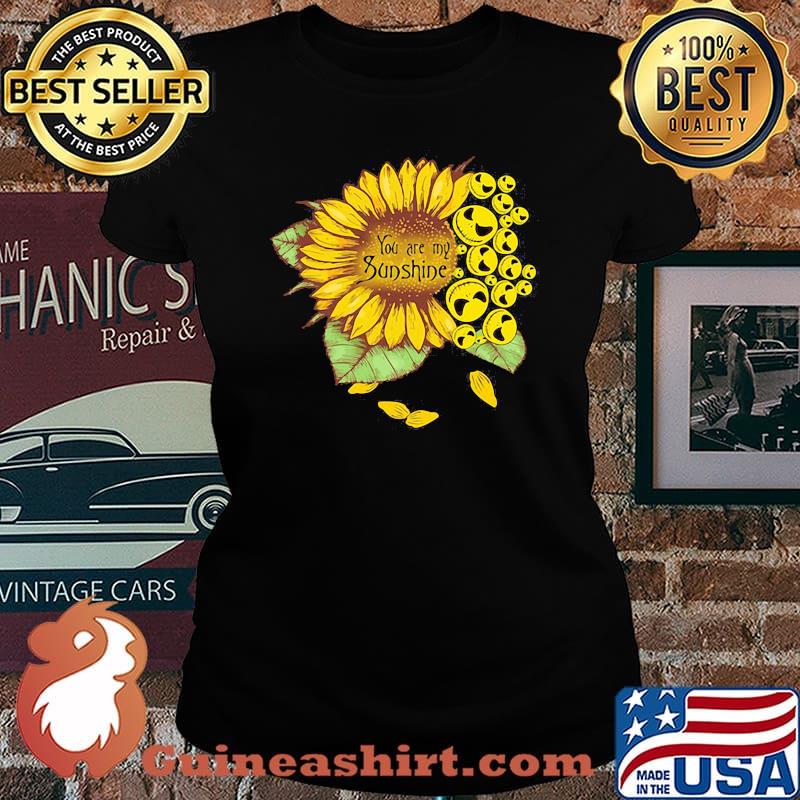 Jack skellington sunflower you are my sunshine s Laides tee