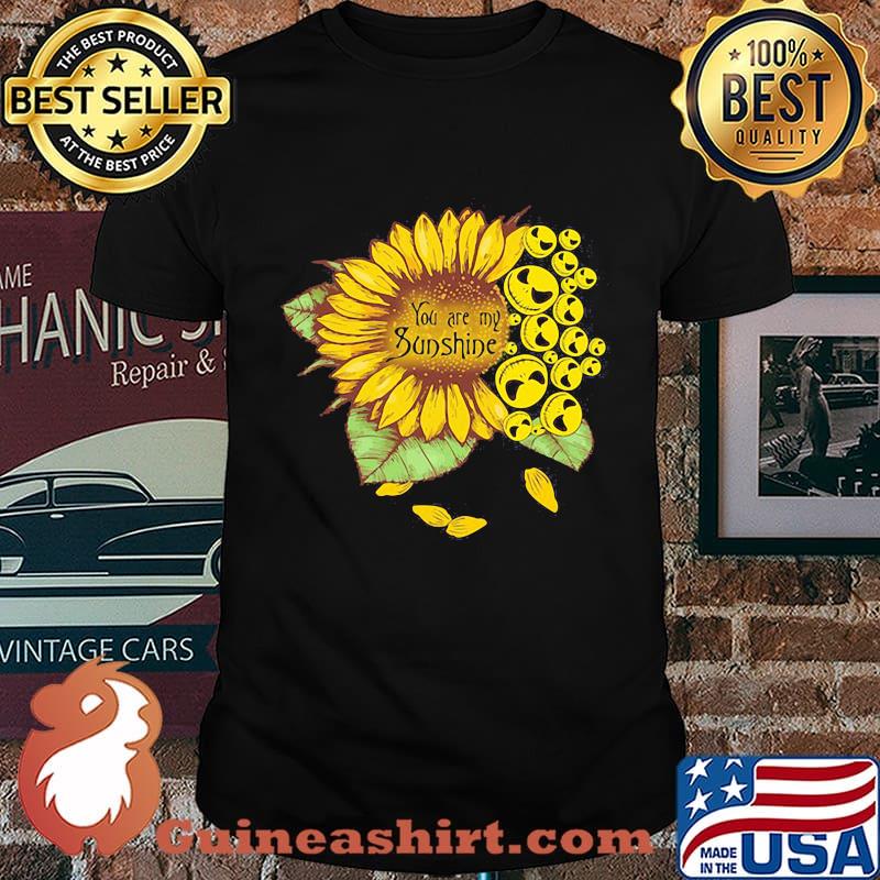 Jack skellington sunflower you are my sunshine shirt