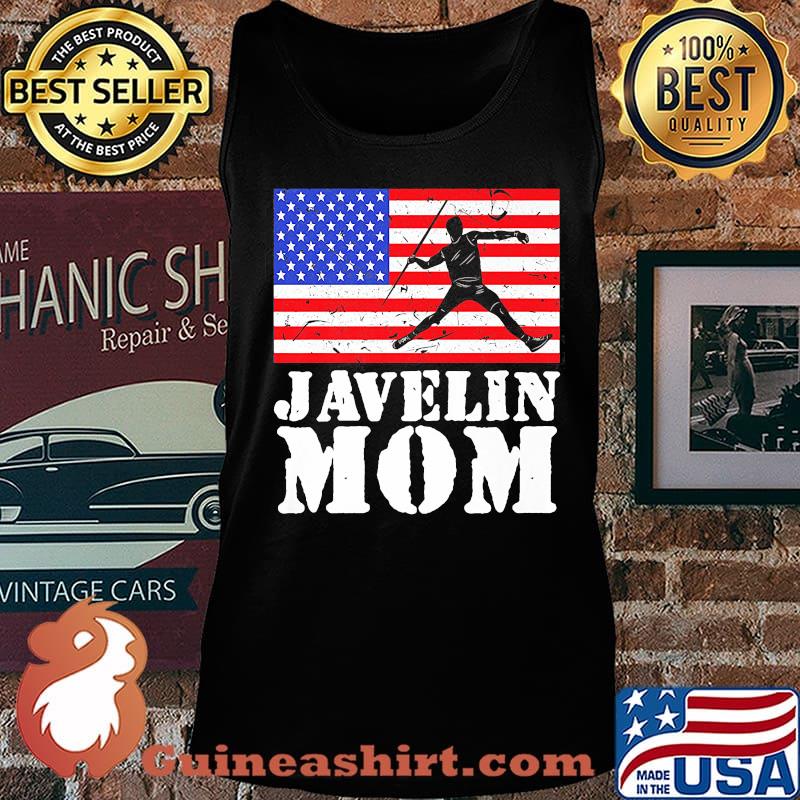 Javelin Mom American Flag Independence Day Shirt Tank top
