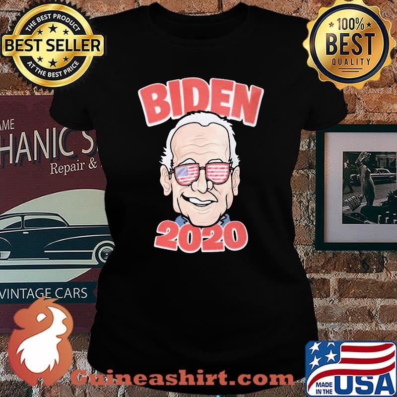 Joe biden 2020 glasses american flag independence day s Laides tee