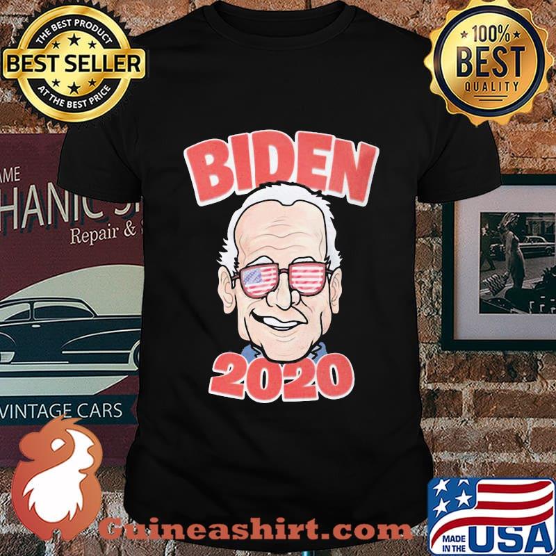 Joe biden 2020 glasses american flag independence day shirt