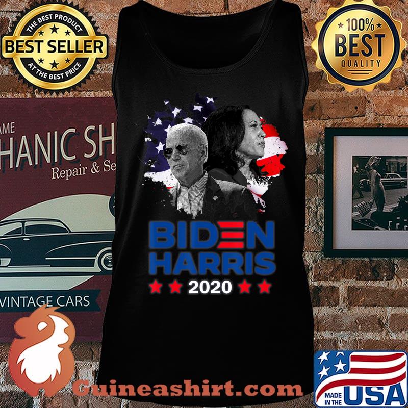 Joe biden kamala harris 2020 american flag stars s Tank top