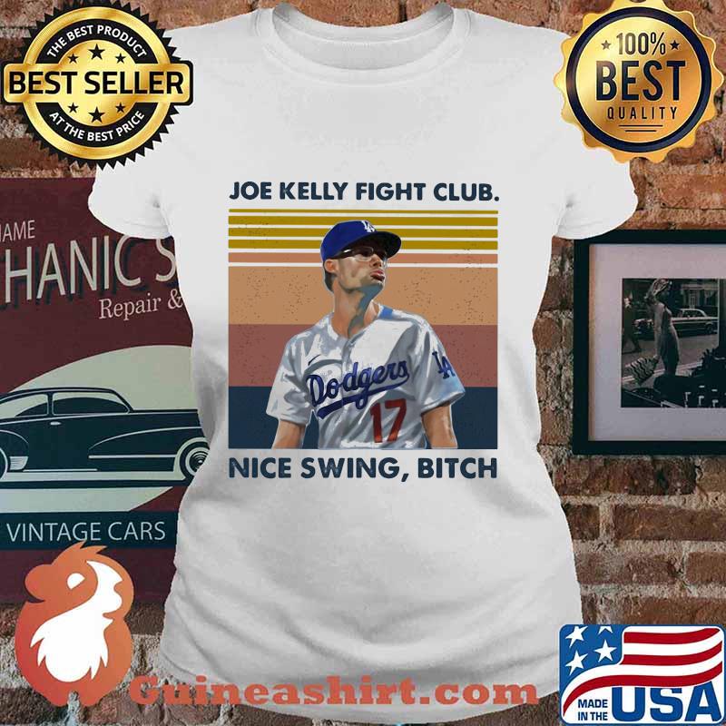 Joe kelly fight club nice swing bitch vintage retro s Ladies tee
