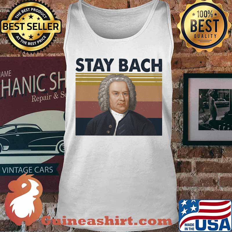 Johann Sebastian Bach Stay Bach Vintage retro s Tank top