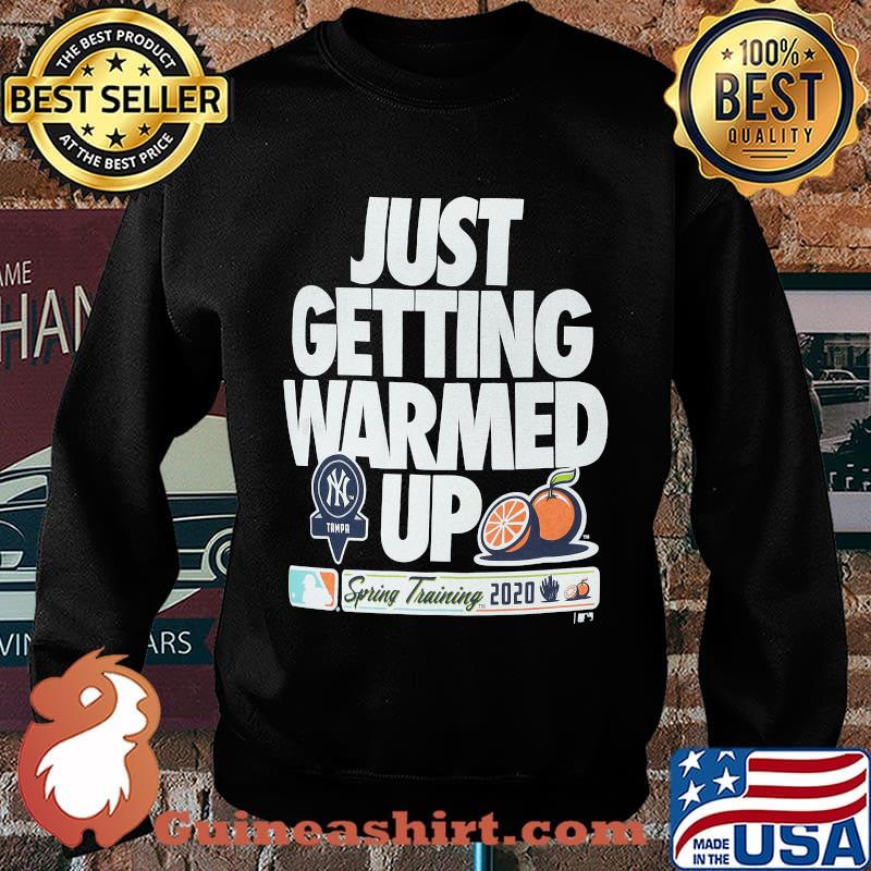 Just getting warmed up spring training cactus new york yankees s Sweater