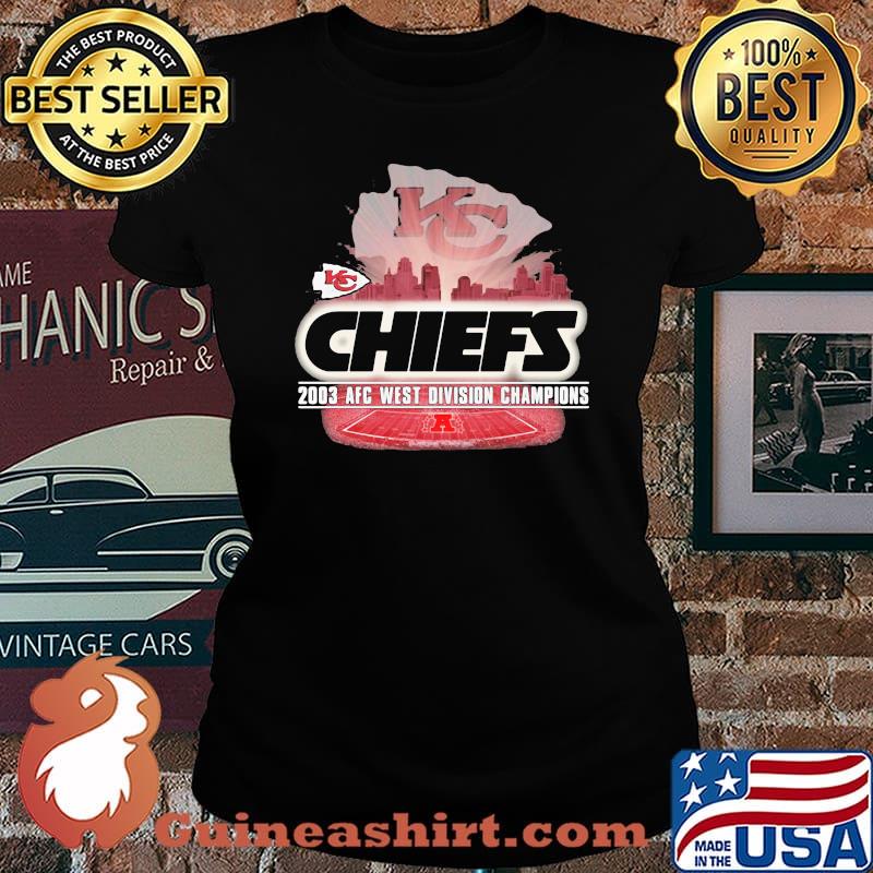 Kansas city chiefs 2003 afc west division champions s Laides tee