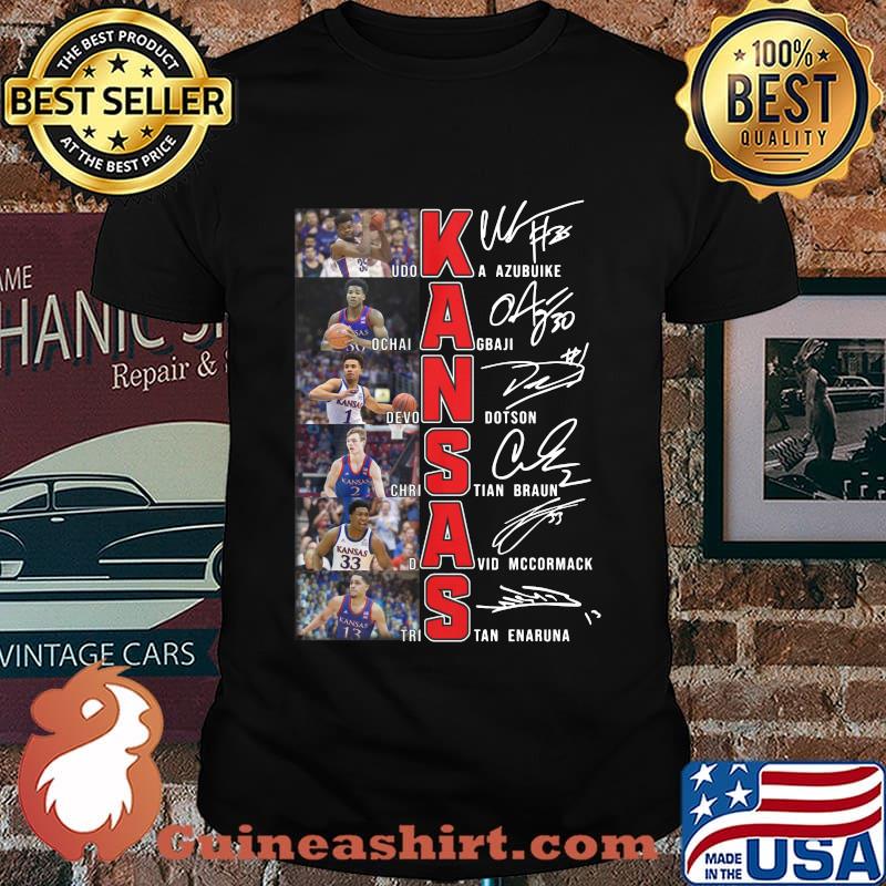 Kansas city chiefs football players signatures shirt