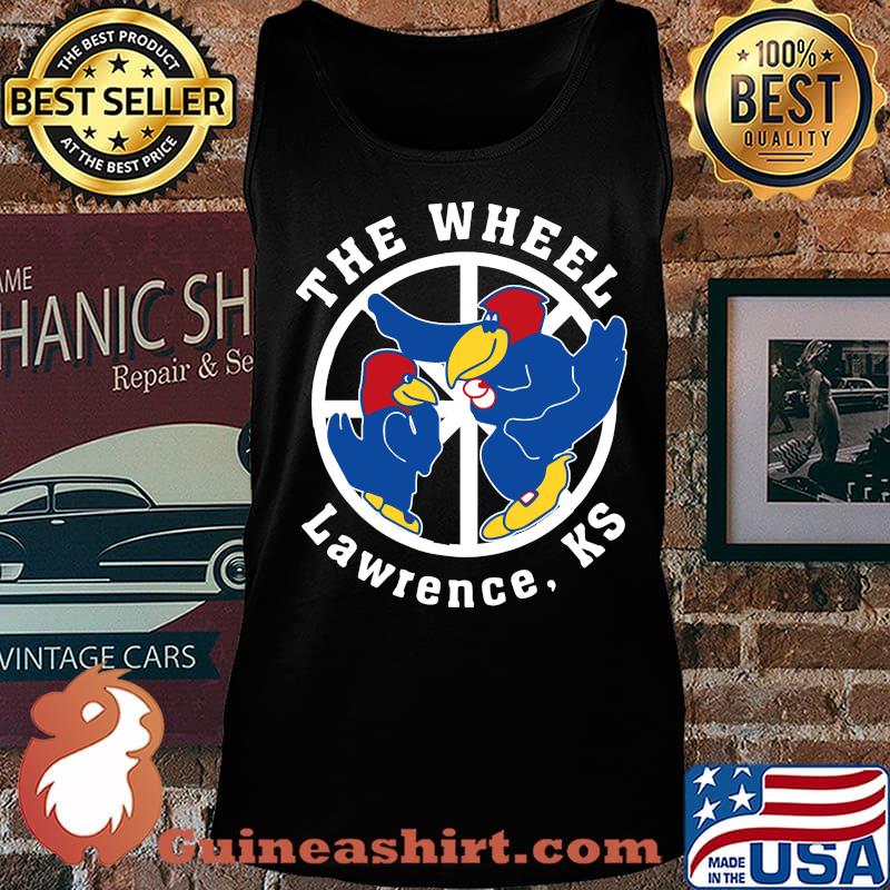 Kansas jayhawks the wheel lawrence ks s Tank top