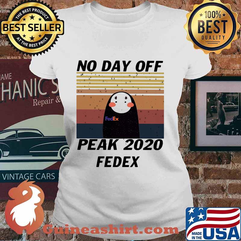 Kaonashi no day off peak 2020 fedex vintage retro s Ladies tee