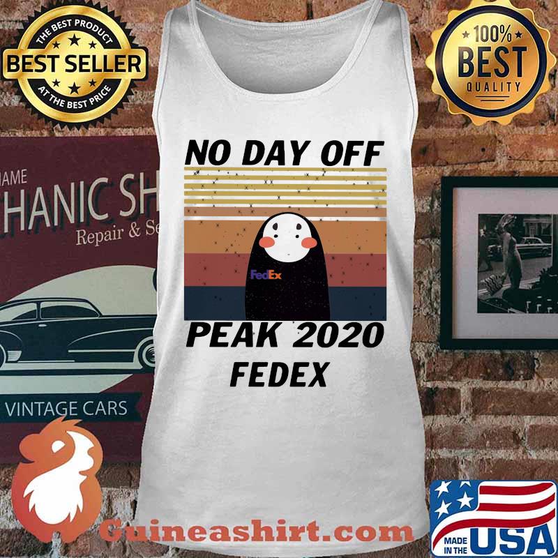 Kaonashi no day off peak 2020 fedex vintage retro s Tank top