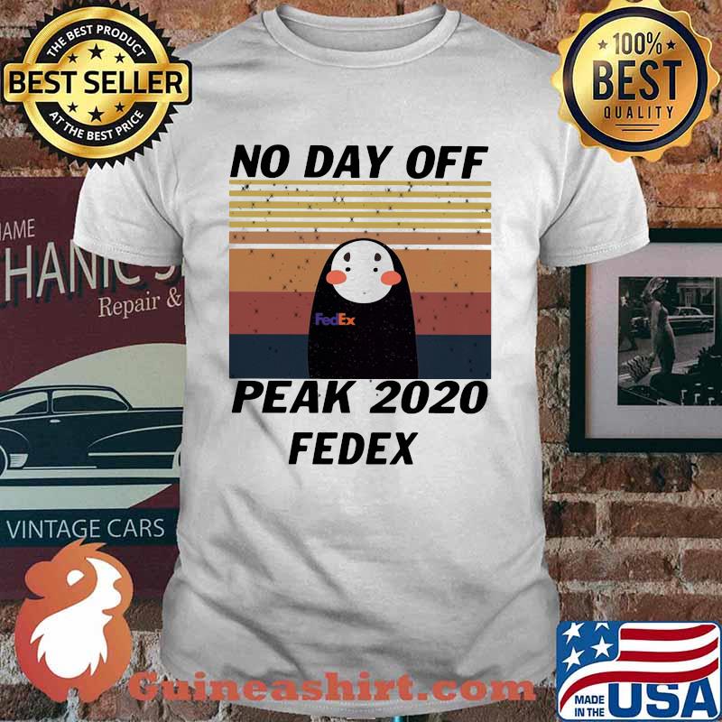 Kaonashi no day off peak 2020 fedex vintage retro shirt