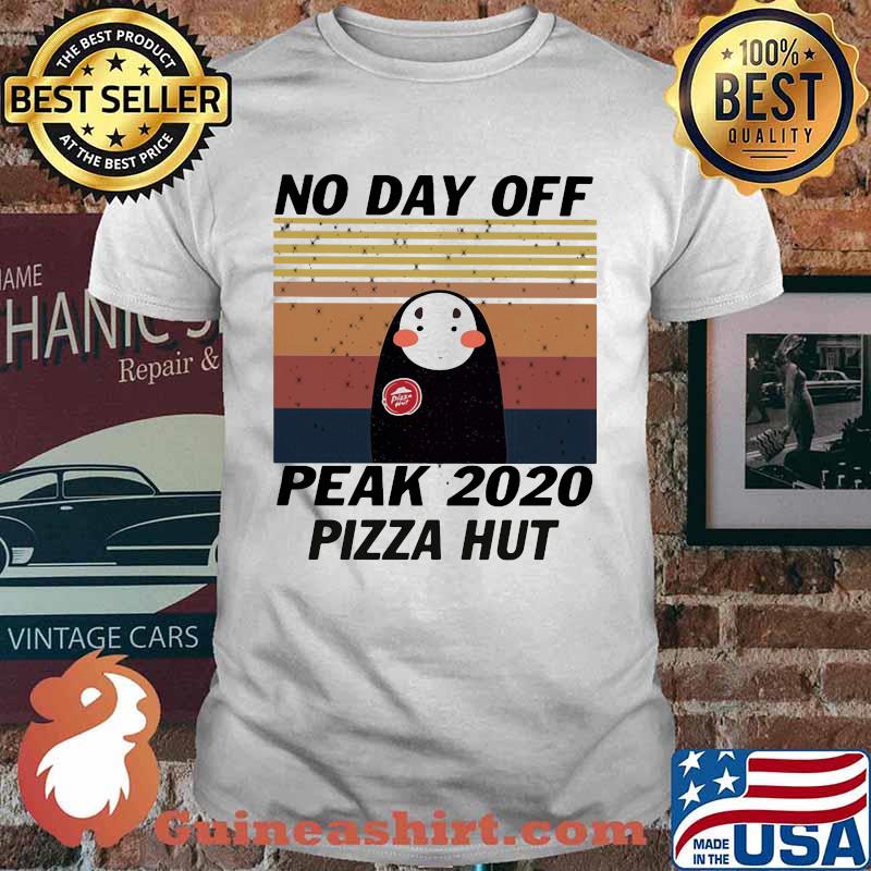 Kaonashi no day off peak 2020 pizza hut vintage retro shirt