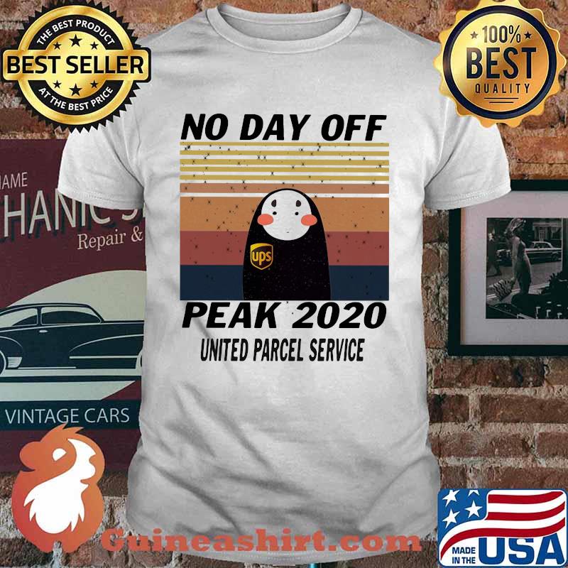 Kaonashi no day off peak 2020 united parcel service vintage retro shirt