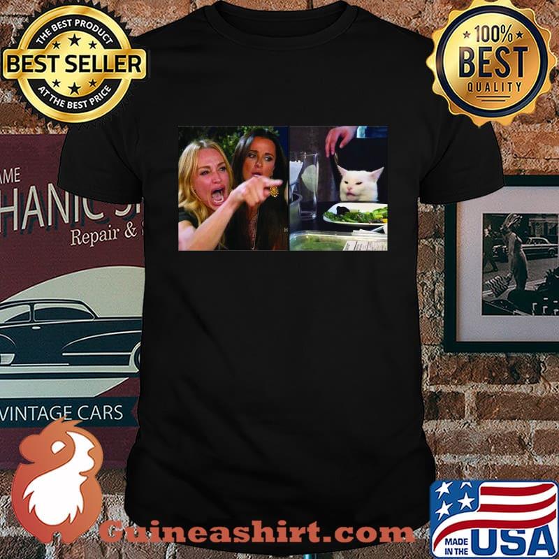 Karen to you meme cat eating salad shirt